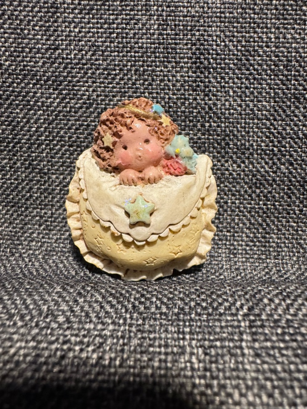 Vintage 1990s Dreamsicles Cherub Baby Angel Brooch